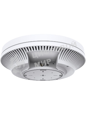 Точка доступа TP-Link 11AX dual-band ceiling access point, up to 1200 Mbit/s at 5 GHz and up to 574 Mbit/s at 2.4 GHz, 1 10/100/1000Mbps LAN port, support PoE 802.3at standard, support BSS coloring, Seamless Roaming, Mesh, Band Steering, Airtime Fairness, MU-MIMO, ma