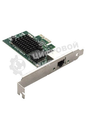 Сетевой адаптер ExeGate EXE-BCM5721 (PCI-E x1, порт 1xRJ45, 10/100/1000Mbps, Gigabit Chipset Broadcom BCM5721)