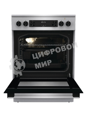 Плита электрическая Gorenje GECS6C70XC серебристый, конфорок 4 электрических, духовка 71 л, 60 см x 85 см x 60 см