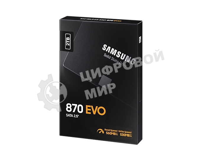 Накопитель SSD Samsung 870 EVO, 2Tb, SATA III, 2.5