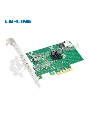 Переходник Lr-Link LRST9630-4IR PCIe x1 4-Port SATA3 RAID, MARVELL 88SE9230, 1* SFF-8087,RAID 0, 1, 10, JBOD