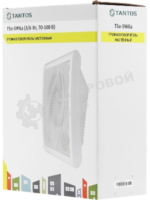 Громкоговоритель Tantos TSo-SW6a настенный 6Вт белый (00-00025704)