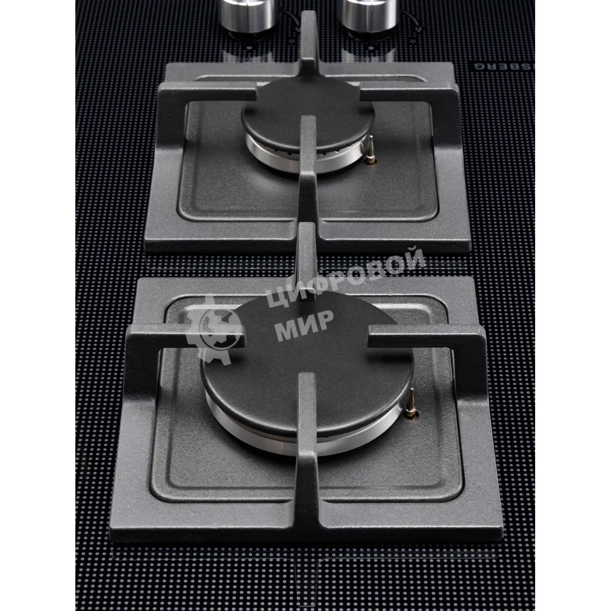 Комбинированная варочная панель Kuppersberg EGS 600 Газоэлектрическая независимая варочная поверхность, стеклокерамика KANGER, ширина 60 см, Тип нагрева HI-Light/Газ, Слайдер/механическое управление, 3 цифровых дисплев, 9 уровней мощности, Блокировка пане