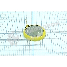 Батарейка CMOS CR1220 под пайку с загнутыми контактами с разных сторон 10 шт