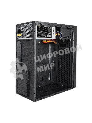 Компьютерный корпус Miditower ExeGate AA-440U-UNS450 (ATX, БП UNS450 с вент. 12см, 2хUSB+1хUSB 3.0, аудио, черный)