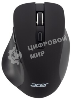 Мышь беспроводная Acer OMR140 черный, 1600 dpi, радиоканал, USB, кнопки - 6