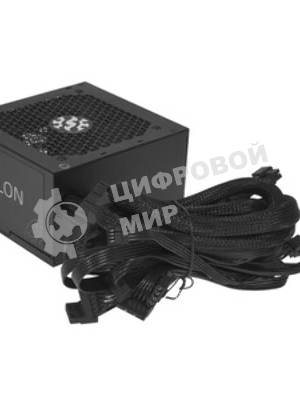 Блок питания XPG PYLON650B-BLACKCOLOR, 650 Вт, 80 PLUS Bronze, 120мм, черный