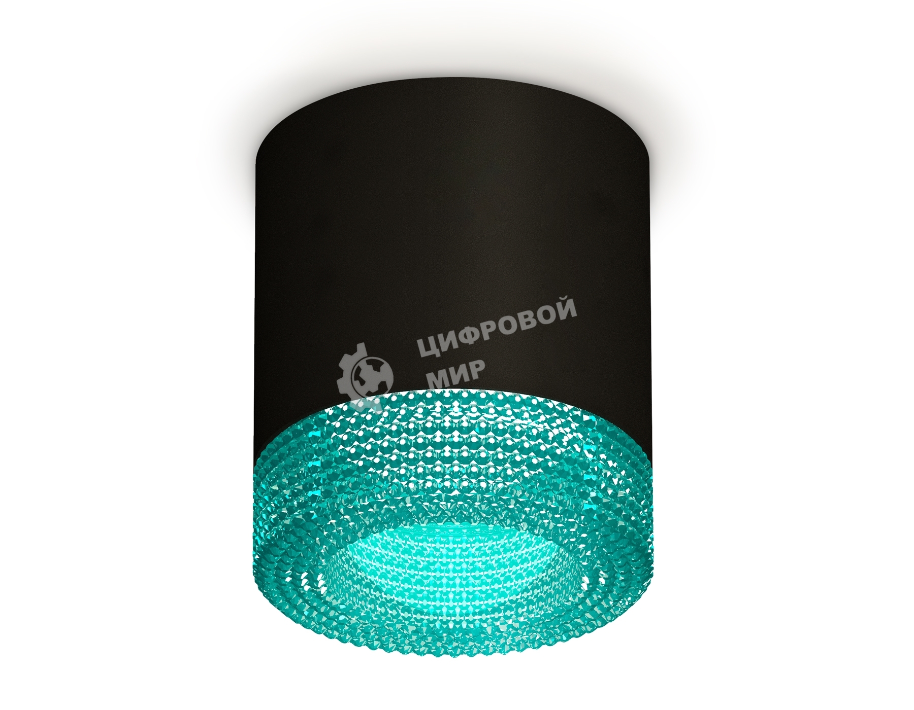 Светильник Ambrella Light XS7402013 SBK/BL черный песок/голубой MR16 GU5.3 (C7402, N7194)