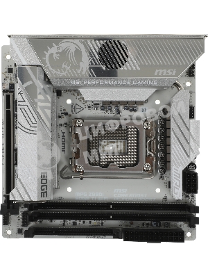 Материнская плата MSI MPG Z890I EDGE TI WIFI, LGA1851, Intel Z890, 2xDDR5, 0xSATA, 3xM.2, 1xPCIe 5.0 x16, HDMI, USB Type-C, 1x5Gb LAN, Thunderbolt, 2x3.5 мм, 7.1, mini-ITX