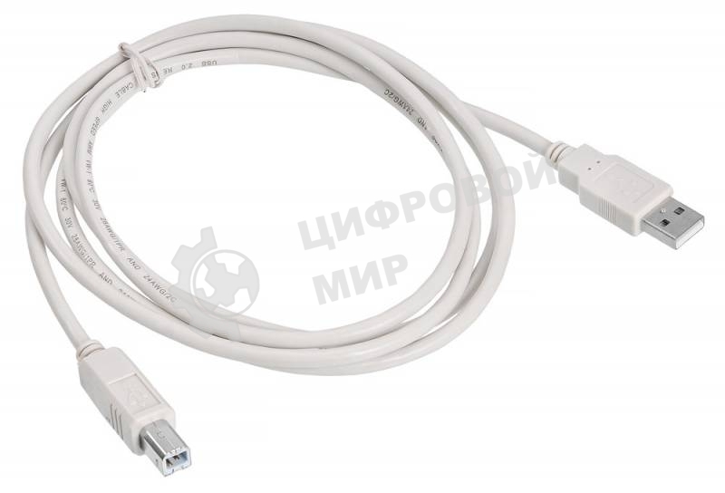 Кабель Buro Кабель USB2.0-AM/BM (1.8м) Медь