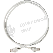 Коммутационный шнур (патч-корд) ITK PC01-C5EUL-05M, кат.5Е UTP, LSZH, 0,5м, серый