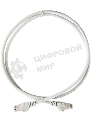 Коммутационный шнур (патч-корд) ITK PC01-C5EUL-05M, кат.5Е UTP, LSZH, 0,5м, серый