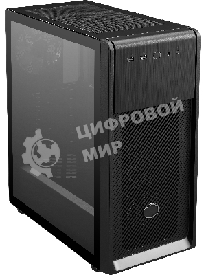 Компьютерный корпус без блока питания Cooler Master Elite 500, 2xUSB3.2, 1x120Fan, w/o PSU, Black, w/o ODD, Window TG left panel, ATX