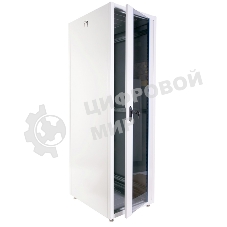 Шкаф телекоммуникационный напольный ЭКОНОМ 48U (600 × 800) дверь стекло, дверь металл