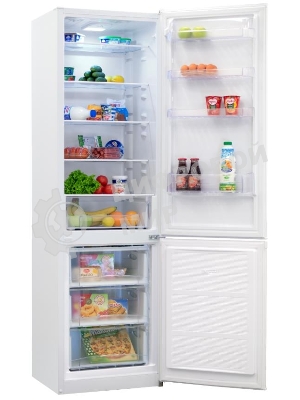 Холодильник Nordfrost NRB 134 W белый двухкамерный 238/100л морозилка снизу, капельная система