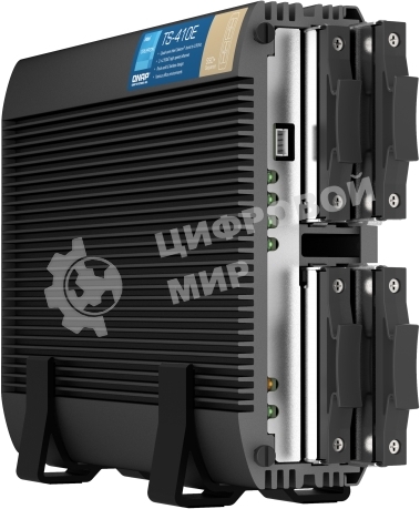Сетевое хранилище SMB QNAP TS-410E-8G NAS fanless 4 2.5 SSD trays. Intel Celeron J6412 4-core 2.0-2.6 GHz, 8 Gb RAM (max), 2x2.5 GbE, 4xUSB 3.2 Gen 2 (10Gbps),1xHDMI