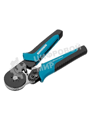 Клещи для обжима наконечников электропроводов Gross 17724 с сечением 0,25-8 мм2