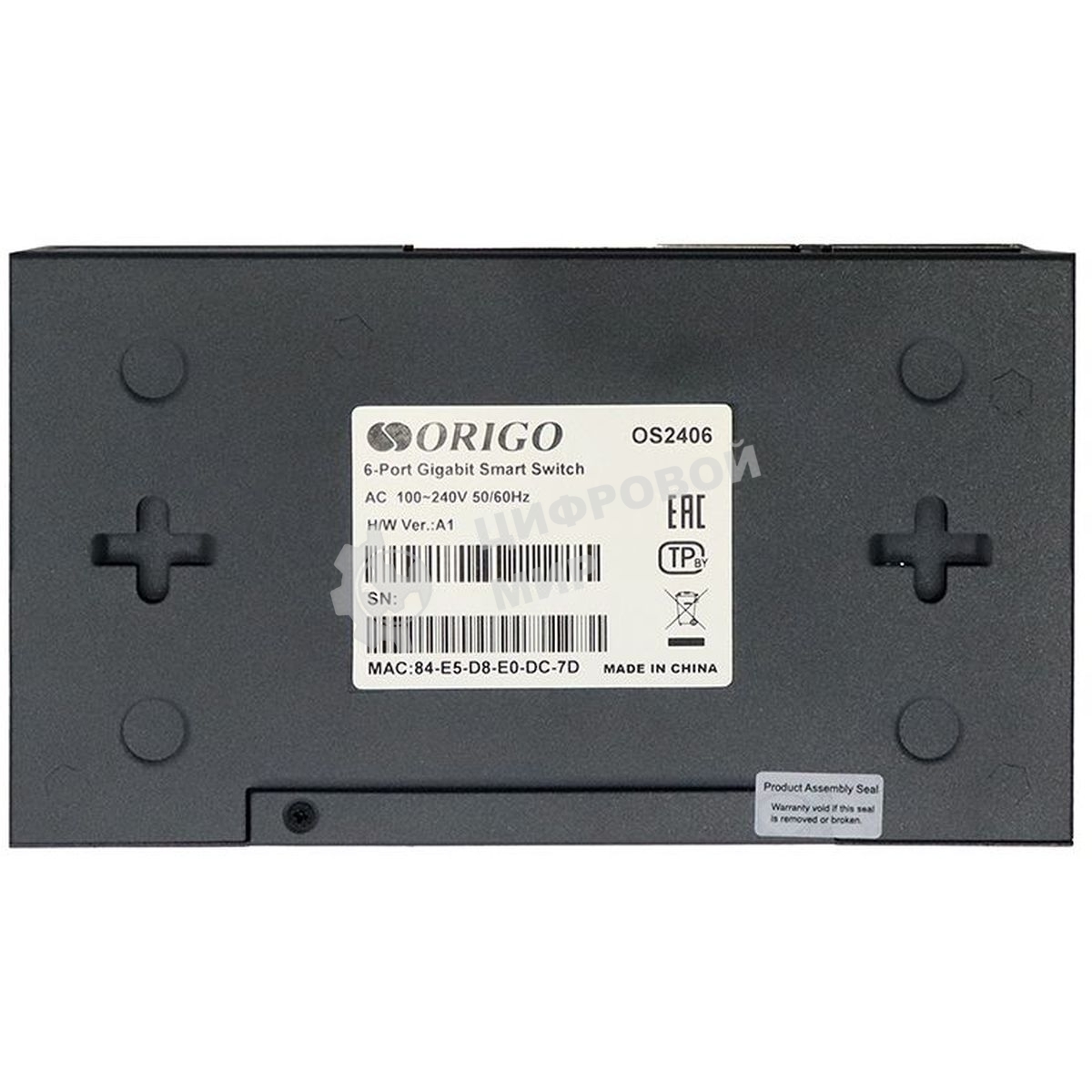 Коммутатор настраиваемый L2 6x1000Base-T ORIGO OS2406/A1A