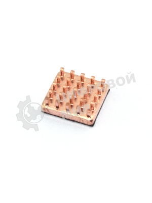 Медный радиатор 3M 9448A 13х12х4 мм с термоскотчем