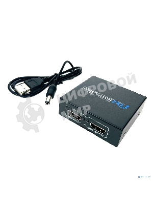 HDMI сплиттер 1 вход HDMI - 2 выхода, Espada EDH22USB 4K@30hz с усилителем (45045)