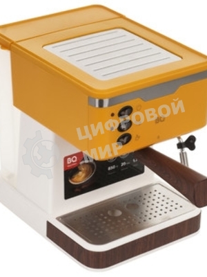 Кофеварка эспрессо BQ CM2006 желтый, исп. кофе - молотый, 1.7 л, 850 Вт, 20 бар