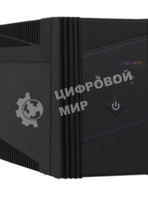 Источник бесперебойного питания SMARTWATT UPS UNI 450 черный 450/250 ВА/Вт, линейно-интерактивный, напольный, LED индикация, Shuko CEE7/4 - 2 шт.