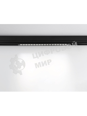 Управляемый светодиодный светильник для шинопровода Magnetic Ambrella light GL1314 BK черный IP20 24W 3000K-6400K 220V 24° 455*25*42 (Без ПДУ)