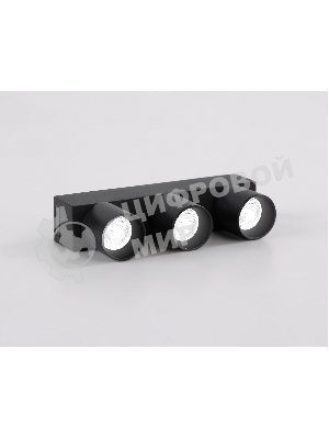 Светильник трековый светодиодный GV1504/3 BK черный IP20 6W 4200K 48V 24° 122*26*55