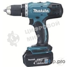 Дрель-шуруповерт Makita DHP453RFE, 18 В, 3 Ач, 42 Нм, щеточный