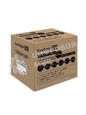 Стабилизатор напряжения ExeGate Expert AS-5000 (5000ВА, вход 140...260В, двойная цифр. индикация вход/вых. напряжения, выход 220В±8%, КПД 98%, 5 уровней защиты, метал. корпус, клем.колодка, RTL)