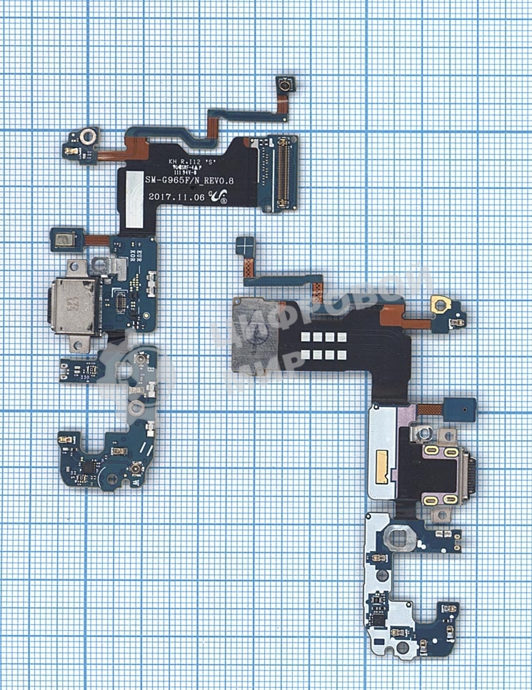 Шлейф разъема питания для Samsung Galaxy S9 Plus SM-G965F