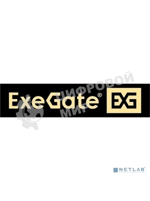 Компьютерный корпус Minitower ExeGate mEVO-7807 (mATX, без БП, 1хUSB+1хUSB 3.0, черный 1x12см с RGb подсветкой)