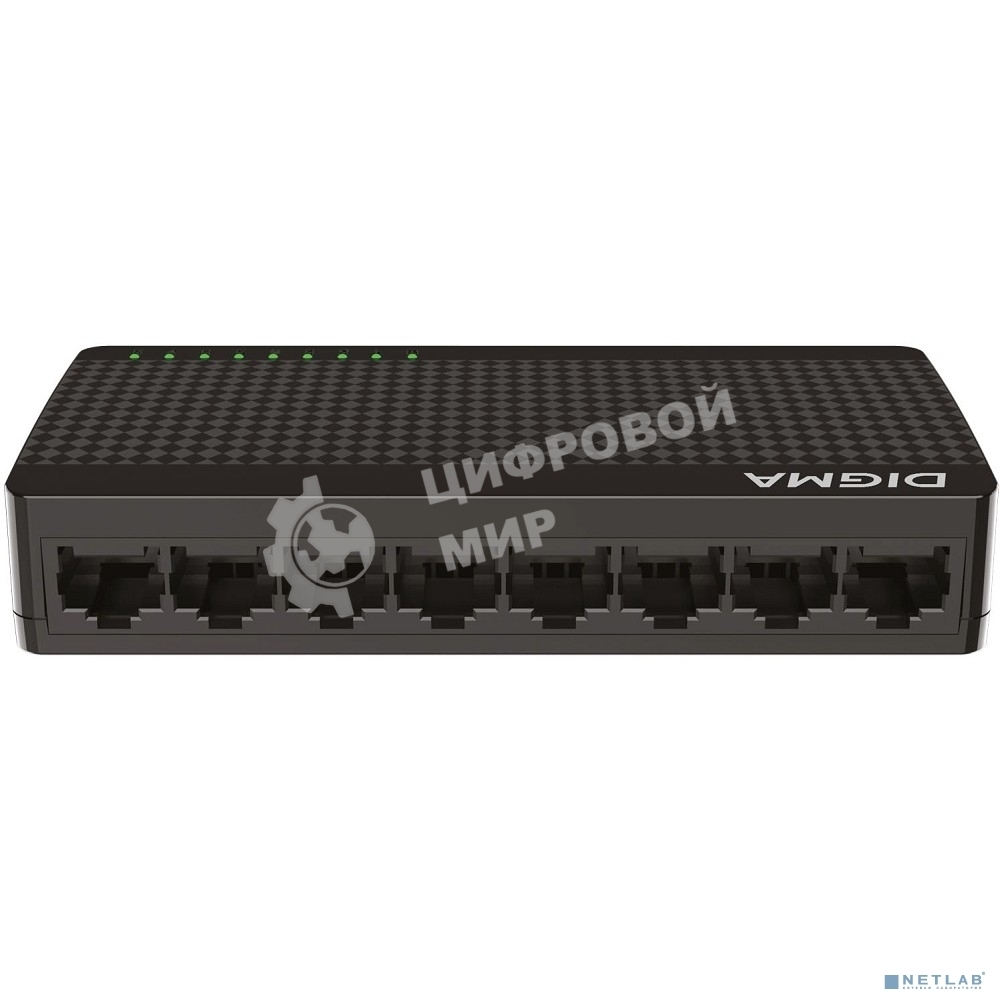 Коммутатор Digma DSW-108GE DSW-108GEV2 (L2) 8x1 Гбит/с неуправляемый