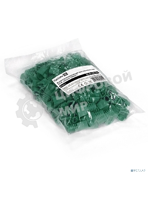 Колпачок ExeGate BC45-100-GN изолирующий для коннектора RJ-45, зеленый (100 шт)