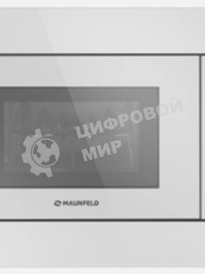 Микроволновая печь встраиваемая Maunfeld JBMO820GW01 белый, 20 л, 1080 Вт, переключатели - сенсор/поворотный механизм