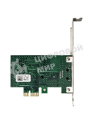 Сетевой адаптер ExeGate EXE-BCM5721 (PCI-E x1, порт 1xRJ45, 10/100/1000Mbps, Gigabit Chipset Broadcom BCM5721)