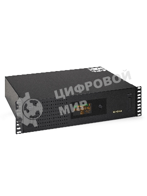 Источник бесперебойного питания ExeGate ServerRM UNL-3000.LCD.AVR.2SH.3C13.USB.3U 3000VA/1800W, Color LCD, AVR, 2*Schuko+3*C13, USB, 3U, установка в стойку, черный