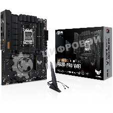 Материнская плата ASUS TUF GAMING A620-PRO WIFI, AM5, AMD A620, 4xDDR5, 4xSATA, 2xM.2, 1xPCI-E 4.0 x16, 1xPCI-E 3.0 x16, 2xPCI-E x1, 1xHDMI, 1xDP, 1x 2.5Gb LAN, 3xUSB-A 2.0, 2xUSB-A 3.2 Gen 2, 1xUSB-C 3.2 Gen 1, 5x3.5 мм, 7.1, ATX