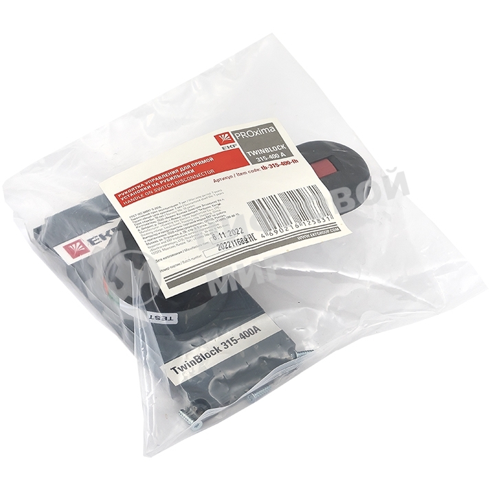 Рукоятка управления для прямой установки на рубильники TwinBlock 315-400А PROxima EKF tb-315-400-fh