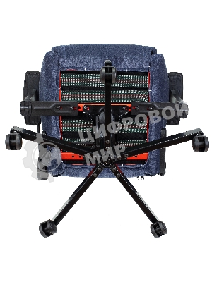 Кресло Knight N1 Fabric синий, ткань, 120 кг, механизм качания