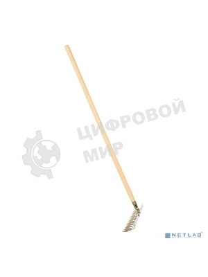 Грабли 14-зубые витые Сибртех, 340 мм, нерж. сталь, черенок в/с