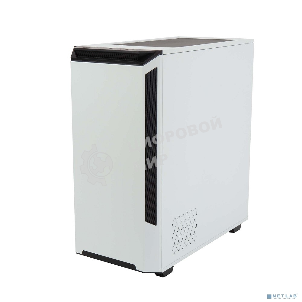 Компьютерный корпус Hiper PW81 белый без БП ATX 3x120мм 2xUSB2.0 2xUSB3.0 audio bott PSU