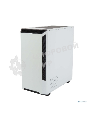 Компьютерный корпус Hiper PW81 белый без БП ATX 3x120мм 2xUSB2.0 2xUSB3.0 audio bott PSU