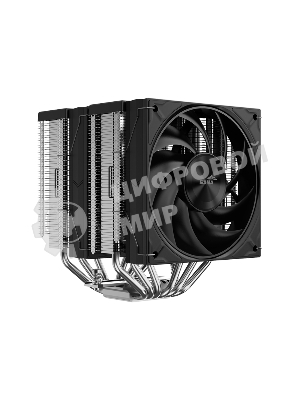Кулер для процессора SAMA A60E (265W, 4-pin PWM, 156.5mm, 6x6mm, 2x120мм, 78CFM, 29dBA, 2200RPM, S: 1851/1700/1200/115X, AM5/AM4, серебристый)