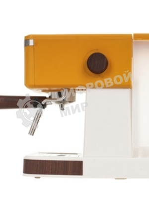 Кофеварка эспрессо BQ CM2006 желтый, исп. кофе - молотый, 1.7 л, 850 Вт, 20 бар