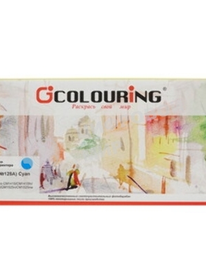 Картридж лазерный Colouring CG-CE321A голубой (1300 стр.) для принтеров HP LJ CP1525N/CP1525NW/CM1415/1415fnw