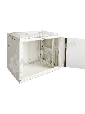 Шкаф настенный серии Pro, 12U 600x450, стеклянная дверь