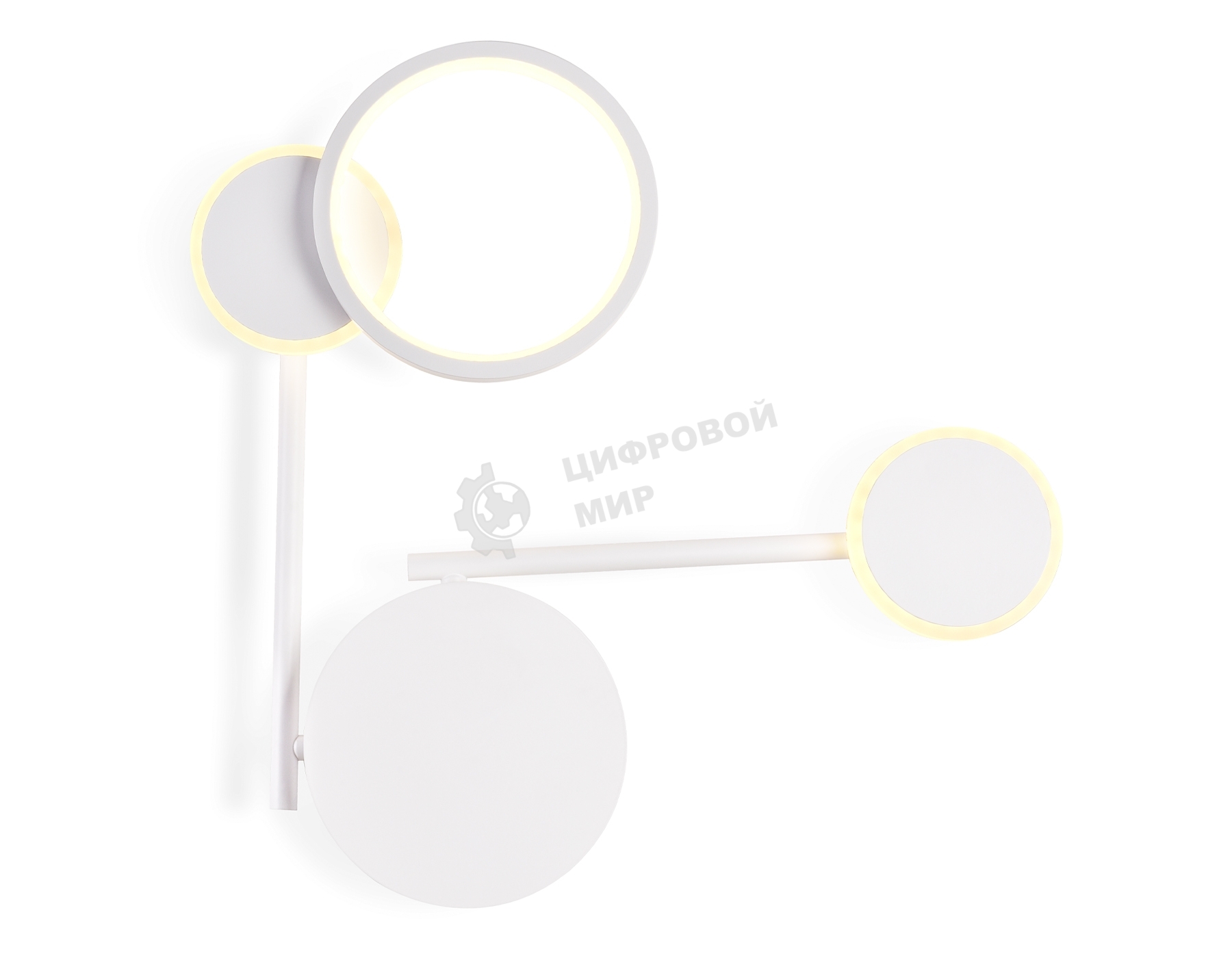 Светильник Ambrella light FL5197 SWH белый песок LED 3000K 13W 445*400*60