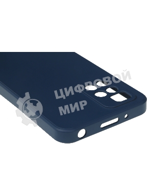 Чехол (клип-кейс) BORASCO Microfiber Case, для Xiaomi Redmi 10, синий