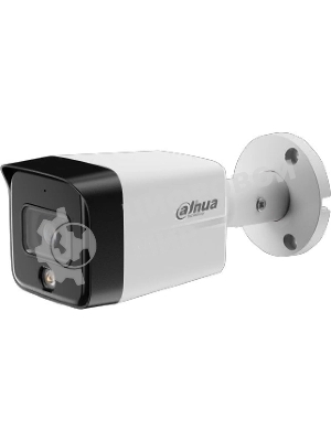 Уличная цилиндрическая IP-видеокамера DAHUA DH-IPC-HFW1839TCP-A-IL-0360B-S6 SmartDualLight 8Мп, 1/2.7” CMOS, объектив 3.6мм, обнаружение людей, микрофон, ИК 30м, LED 30м, IP67, металл/пластик